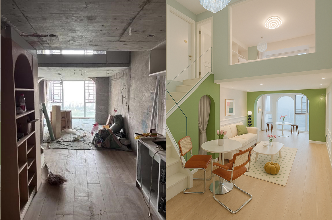 Hô biến căn hộ cũ kỹ thành tổ ấm đậm chất Hàn Quốc