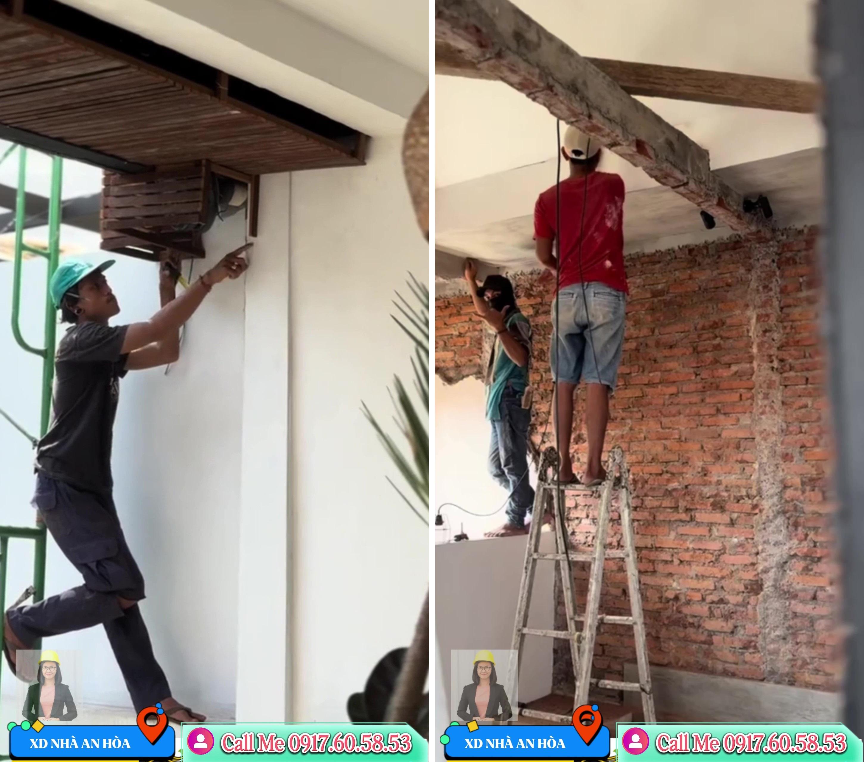 Phòng nghỉ tông nâu – be – xám trầm tĩn