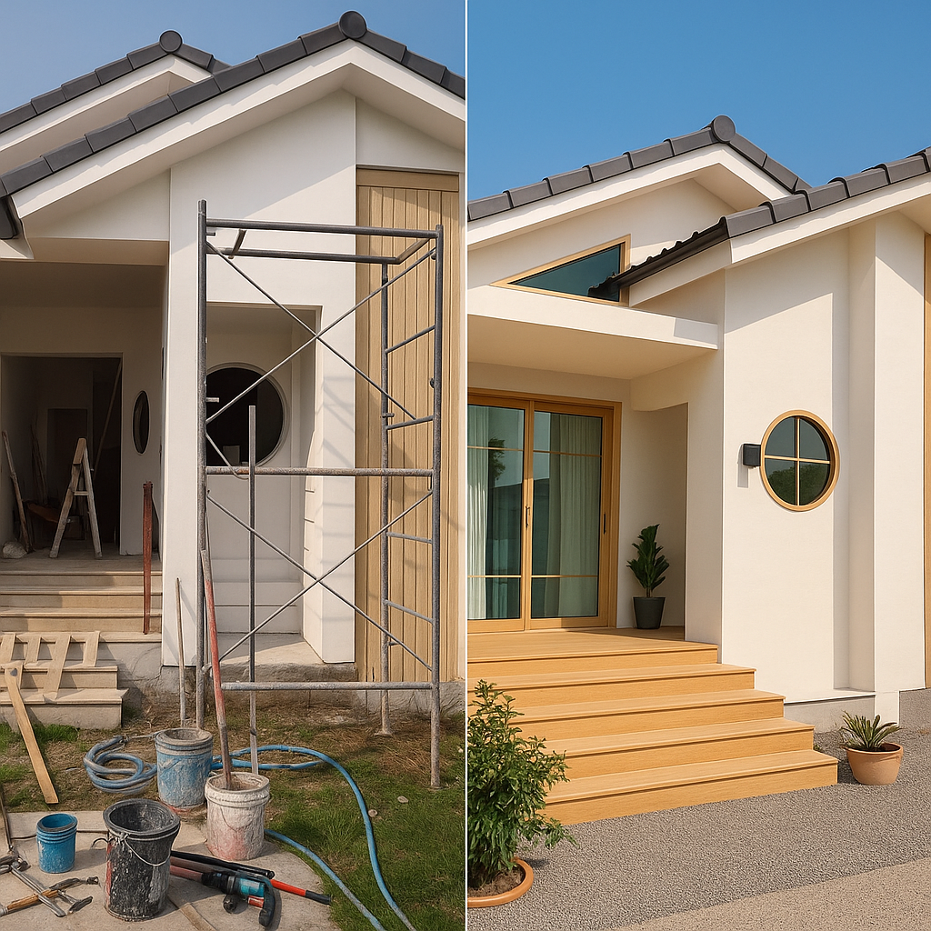 giá xây nhà phần thô biệt thự